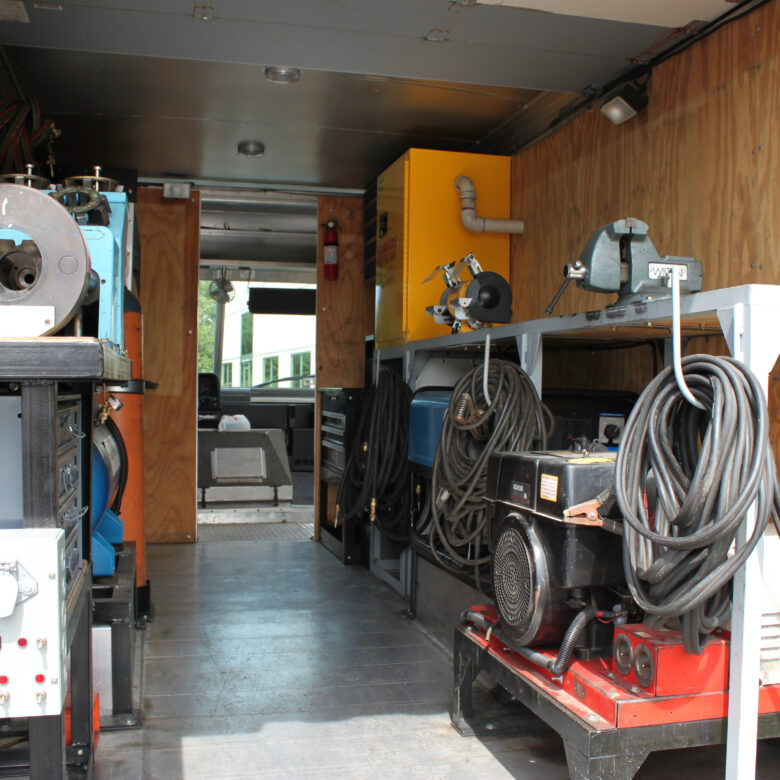 TRS Mobile Repair Truck Interior