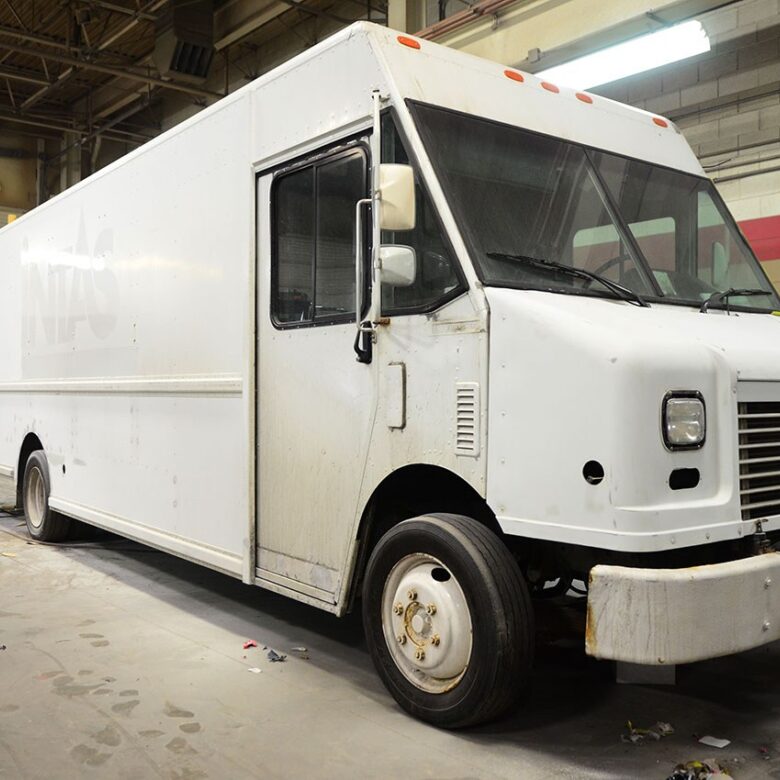 Truck restoration before